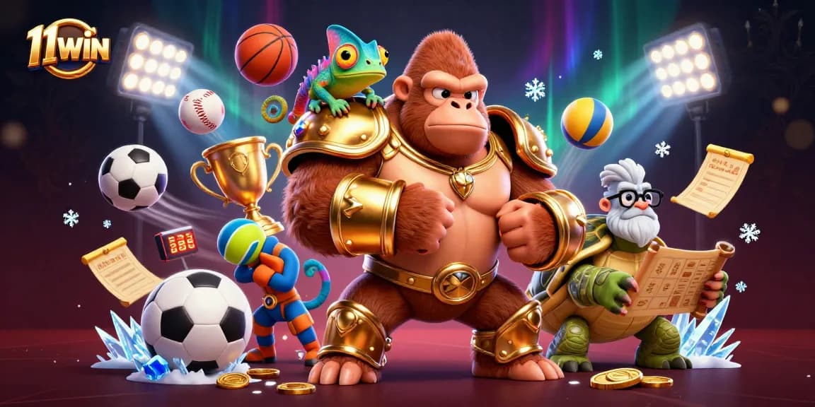 Engage with thrilling gameplay at 11WIN, where vibrant characters and dynamic sports elements come together!