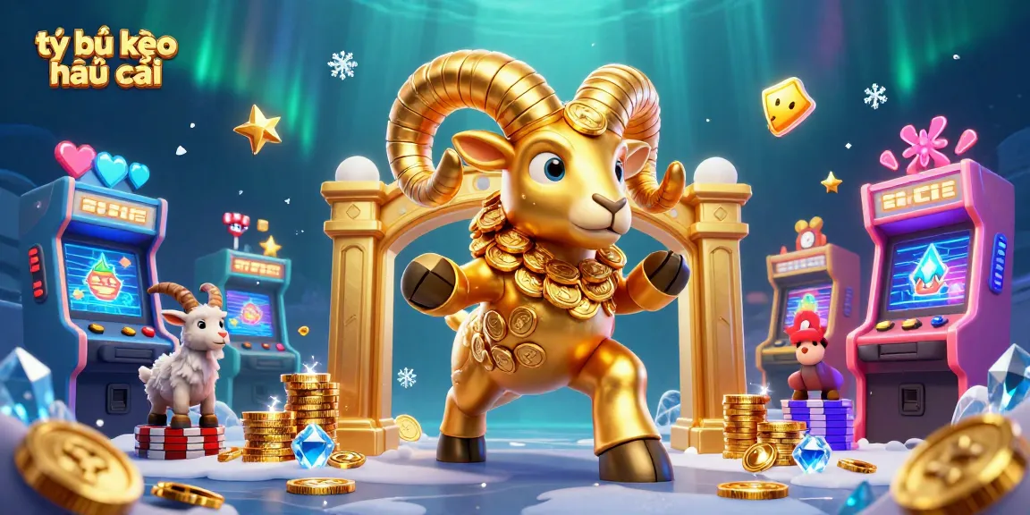 Betting on tỷ lệ kèo nhà cái with colorful casino themes and vibrant 3D elements