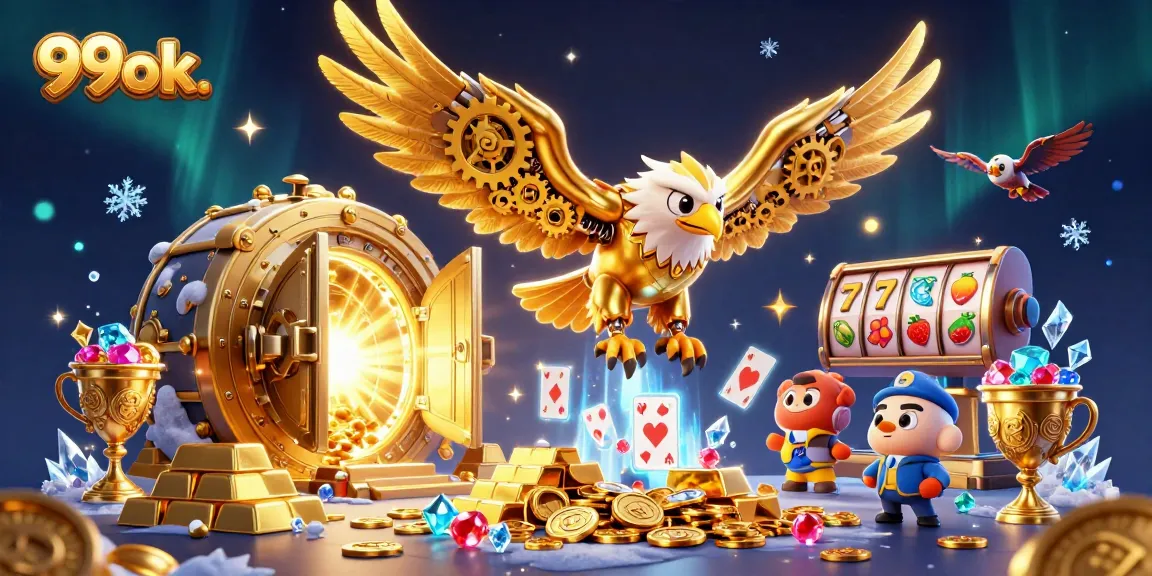 Play with 99ok. and enjoy immersive casino excitement featuring vibrant 3D elements.