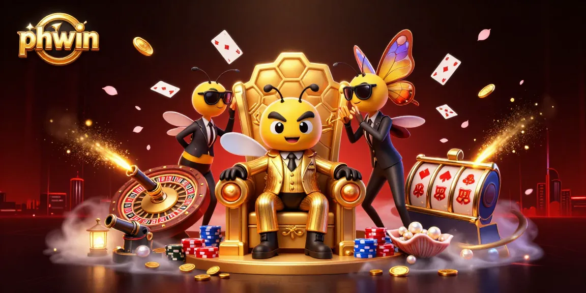 Experience top-tier phwin gaming with vibrant characters and thrilling casino elements.